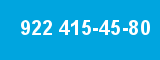 922 415-45-80